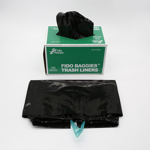 Heavy-Duty Gravure Printed Biodegradable <b>Waterproof</b> Oilproof <b>Drawstring</b> Garbage <b>Bags</b> Durable for Household Kitchens Restrooms - Product Image 4