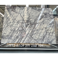 Prix d'usine Newstar Stone, grande dalle de marbre naturel blanc plumé, dalle de marbre sur mesure pour revêtement mural et sol intérieur