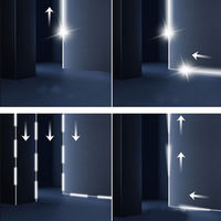 5-20m WS2811 2835 Chasing Eau courante LED Stripe light 24v Bande linéaire intégrée