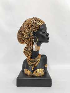 Fornitori sudafricani Custom statua scultura in miniatura africano umano figurina in resina artigianale su misura scultura africana - Product Image 3