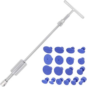 Herramienta manual universal, 18 Uds., extractor de abolladuras de coche, lengüetas de tracción, barra en T, martillo deslizante, <span class=keywords><strong>Kit</strong></span> de extractor de reparación de abolladuras - Product Image 6
