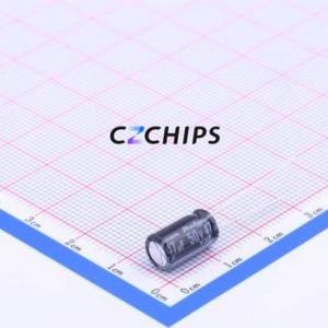 Condensateur électrolytique en aluminium à montage traversant 50YXF47MFFC6.3X11, D6.3xL11mm 47uF 20% 50V 2.5mm - Product Image 1