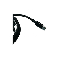 Câble de données rapide USB-C en nylon tressé noir, compatible avec les câbles de charge pour téléphones Android
