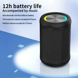 Nuevo Mini Altavoz de Tela 2025, Altavoz Estéreo Inalámbrico Portátil TWS con Luces de Colores para Venta al por Mayor Transfronteriza - Product Image 2