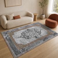 Großhandel Maßgefertigter Moderner Waschbarer Teppich Wohnzimmer Schlafzimmer Rutschfester Polyester-Teppich