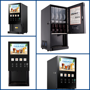 Machine à café instantané commerciale Aidewo YKT4-01, options chaud/brun chaud, saveur réglable, production de 10 tasses/minute, écran tactile 8 pouces YKT4 - Product Image 4