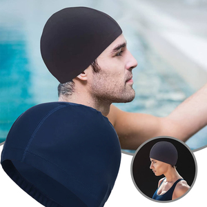 <span class=keywords><strong>Bonnet</strong></span> <span class=keywords><strong>de</strong></span> bain confortable imperméable <span class=keywords><strong>de</strong></span> haute qualité à bas prix pour la natation et la plongée - Product Image 6