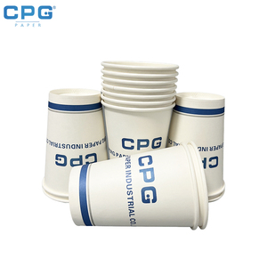 12oz Biodegradable Coffee Paper Cups Compostable <b>PLA</b> Lined Disposable Paper Cups for Cultural Festival and Exhibition - Product Image 1