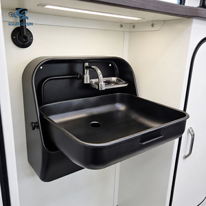 Lavabo Pieghevole Portatile Per Cucina, Bagno E Campeggio | Verde | Diametro 32 Cm