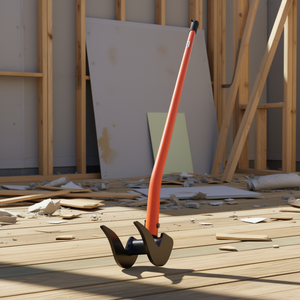 Barre de levier robuste pour le démontage de planches de terrasse, 50 pouces, en acier au carbone, avec extrémité à griffes, pour palettes et charpentes - Product Image 2