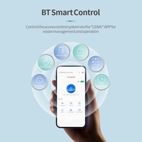 Kit de Control de Acceso Inalámbrico con Huella Dactilar, Sin Perforaciones, con Aplicación Inteligente, Logotipo Personalizado OEM, Cerradura Eléctrica de Cerrojo, Sistema Autónomo
