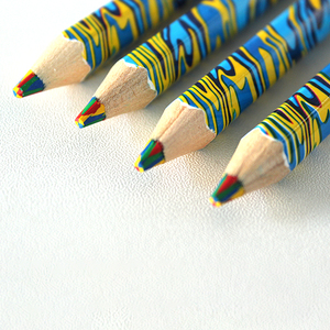 Profesional de alta calidad Multi color plomo de madera Jumbo lápiz de color con EN71 y FSC - Product Image 5