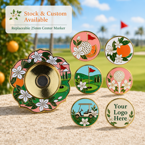 Double-Sided <b>Golf</b> Ball Marker Magnetic Removable Design for Club Souvenir Tournament and Retail Shops - Product Image 5