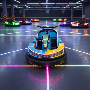 Voiture tamponneuse pour enfants 24V <span class=keywords><strong>en</strong></span> métal, colorée, avec fonction de pulvérisation de bulles, pour parcs d'aventure intérieurs et extérieurs et centres commerciaux - Product Image 2