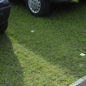 Hx-huaxiang tái chế nhựa cỏ lưới (5cm/500mm) cho công nghiệp công viên mái Xanh đất ổn định hiện đại 5 + năm - Product Image 1