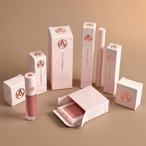 Cajas de Cartón Rosa Mate de Alta Calidad con Impresión Personalizada en Colores Pantone para Empaque de Cosméticos, Perfumes y Productos para el Cuidado de la Piel - Product Image 1