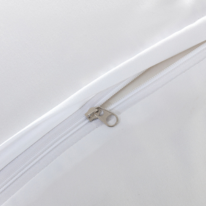 Jupe de lit de luxe <span class=keywords><strong>blanche</strong></span> à volants, protège-matelas matelassé avec bande élastique, couleur unie, doux pour <span class=keywords><strong>la</strong></span> <span class=keywords><strong>peau</strong></span> - Product Image 5
