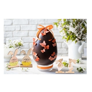 Set di 4 Coniglietti Pasquali in Legno, Decorazioni per Casa e Giardino - Product Image 6