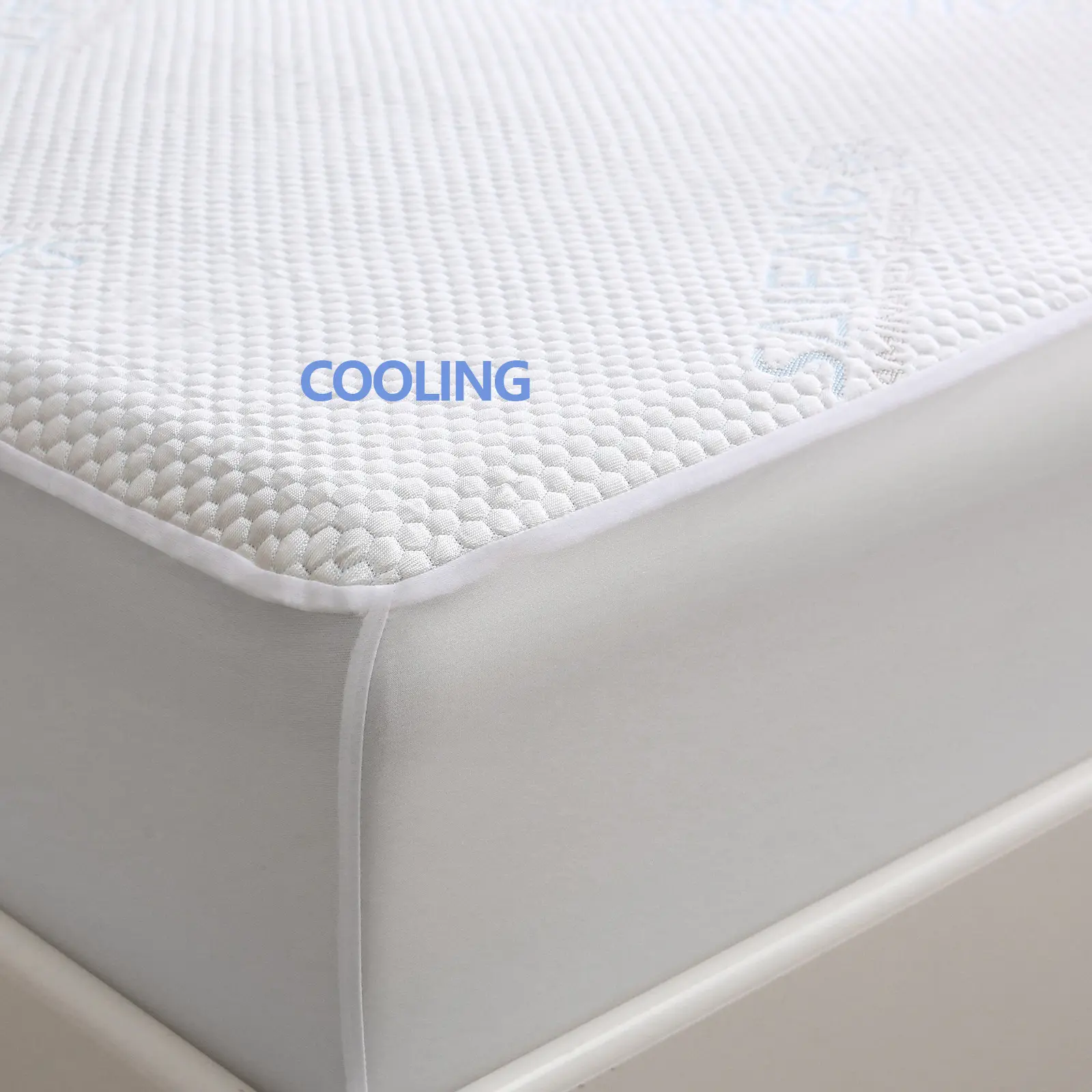 Groothandel Waterdicht En Bed Bug Proof Cooling Tikkende Stof Matrasbeschermer