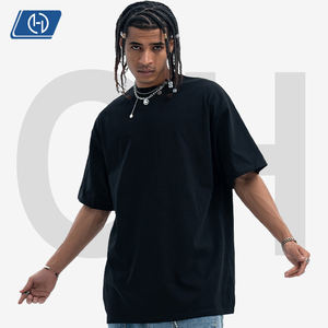 T-shirt pour homme 240g, 50% coton 50% polyester, polyester recouvert de coton, toucher frais, col ras du cou, coupe ample, basique, décontracté, couche de base - Product Image 1