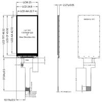 Écran LCD TFT SPI de 1,9 pouce 170*320, petit écran tactile IPS de 1,9 pouce 10 broches ST7789, module LCD personnalisable avec écran tactile