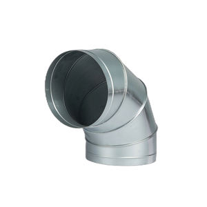 Encaixe De Duto Espiral Cotovelo Espiral De Aço Galvanizado Plug-in Cotovelo Espiral - Product Image 4