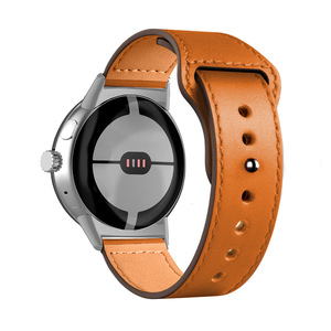 Bracelet de montre intelligent en cuir véritable Upro Premium pour Google Pixel Watch 4 41 mm 45 mm, bracelet de montre en cuir résistant aux rayures - Product Image 1