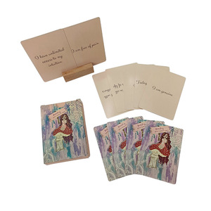 Cubierta de tarjeta de afirmación de atención plena positiva inspiradora impresa personalizada precio de fábrica para papel hecho de salud mental para <span class=keywords><strong>niños</strong></span> - Product Image 6