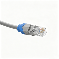 Cable de Conexión Ethernet RJ45 HYCONNECT HPC-G-C6 8P8C de Alta Calidad, Cat5e/Cat6/Cat6a UTP, Contactos Chapados en Oro, Longitudes Personalizables