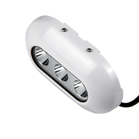 ANHEART - Luz Marina de 12 V IP68 de 9 W, Lámpara LED Sumergible Azul para Barcos, Yates y Embarcaciones