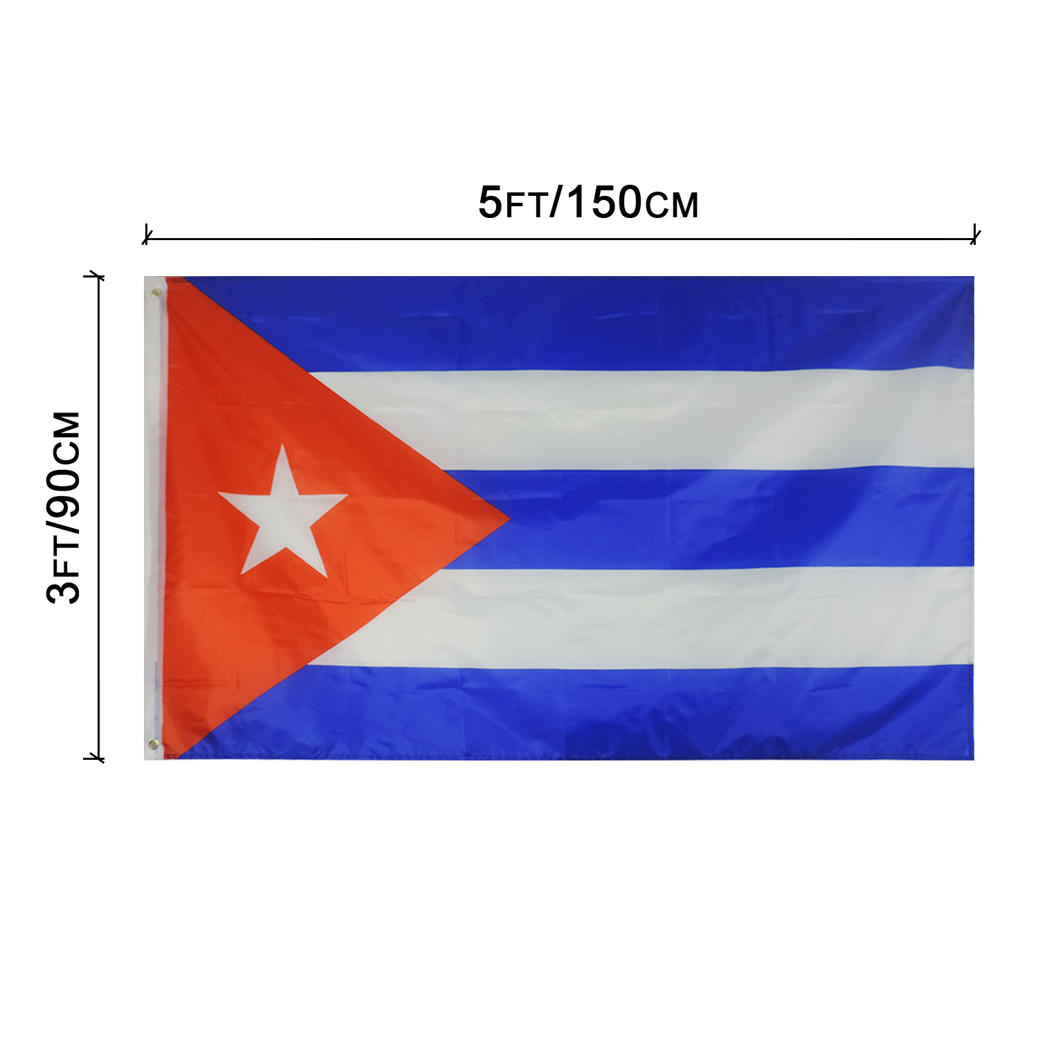 Bandera Cubana Para Imprimir