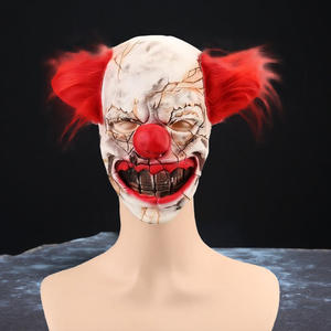 Horreur Fantôme Pourri Visage <span class=keywords><strong>Joker</strong></span> Halloween Bar Ball Props Monstre Latex Effrayant Clown Masque En Gros - Product Image 6