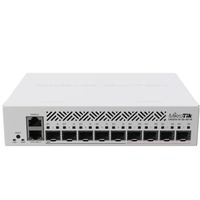 Routeur Mikrotik CRS310-1G-5S-4S+IN neuf, RouterOS 98DX226S, processeur 800 MHz, 256 Mo de RAM, 16 Mo de mémoire flash, Wi-Fi double bande 2,4 GHz/5 GHz, WPA3
