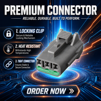 Connecteur automatique à 3 broches 7123-7730-40 7222-7730-40 pour Nissan RX7 13B MAP WRX, prise de capteur de vitesse du véhicule 033C