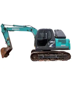 Iyi makine kullanılan kobelco sk140/sk130 hitachi zx120 komatsu pc130 ekskavatör hidrolik paletli 14 ton ikinci el ekskavatör