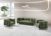 Canapé moderne en sherpa compressé, pliable, en boîte sous vide, avec texture bulle, éponge modulaire, rembourrage arrondi, sans danger pour les enfants, pour l'école