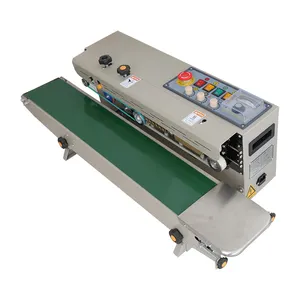 Factory Directly Sell Solid Ink Coding Sealing Machine Continuous Band Sealer With Date Printer