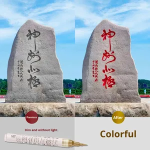 Marqueur de <span class=keywords><strong>peinture</strong></span> <span class=keywords><strong>pour</strong></span> lettrage extérieur grande capacité, permanent, imperméable, résistant à la décoloration, 0,7 mm, 12 couleurs, stylo marqueur <span class=keywords><strong>pour</strong></span> monuments en plastique - Product Image 4