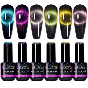 RISYAL Esmalte de Gel Ojo de Gato 15ml Nuevo <span class=keywords><strong>Color</strong></span> Gel Black Hole Nail Art Gel RL2316 Transfronterizo - Product Image 5