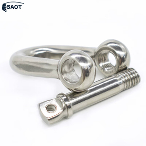 M18 304 Thép Không Gỉ Bow D Vòng Cùm 18Mm Vít <span class=keywords><strong>Pin</strong></span> Neo Cho Lực Kéo Dây Thép Khai Thác Mỏ Sử Dụng 5Pcs - Product Image 2