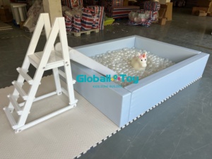 Nhựa Trượt Bọt Bóng Pit Bên Cho Thuê Thiết Bị Bóng Bóng Trẻ Em Trẻ Mới Biết Đi Lớn Màu Trắng Bóng Pit Mềm Chơi Bóng Hồ Bơi - Product Image 4