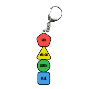 Porte-clés en silicone personnalisé avec logo d'entreprise, en forme d'animal en caoutchouc souple, pour la promotion - Product Image 2