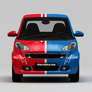 WRAPMASTER Vinilos Personalizados para Automóviles de 5*65 pies, Vinilo Decorativo para Automóviles con Diseño Personalizado de Autobús Infantil, Película Colorida para Envolver Vehículos - Product Image 1
