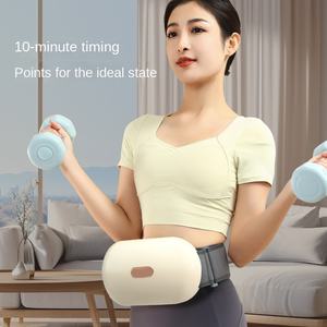 Corpo portatile vibrare pietra agugliato ventre automatico cintura massaggiatore addominale con vibrazione modellante dimagrante massaggio della vita - Product Image 2