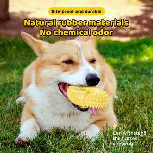 Interaktif köpek çiğnemek dayanıklı köpek oyuncaklar komik Bite dayanıklı kabuk dalga yüzük kauçuk oyuncak Pet eğitim köpek dişleri için temiz çiğneme - Product Image 6
