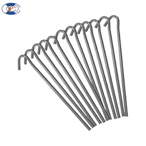 Hf nóng bán ngoài trời Tán lều móng tay PEG thép lục giác DấU HỏI Lều Stakes bền cắm trại Cổ Phần - Product Image 3