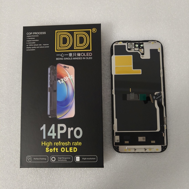 SOFT OLED 120HZ for iPhone 14 Pro 14 Pro Max 15 16 LCD Display JK DD GX ZY Mobile  Phone LCD Screen for Replacement 11 12 13