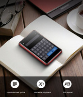 Lecteur MP3 numérique portable Benjie 64 Go avec écran tactile complet, version 5.3, compatible Bluetooth, radio FM et fonction E-book, prend en charge les formats WAV et FL