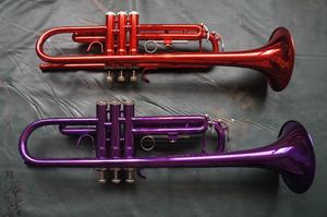 Trompette Bb Best Sell, OEM, bonne qualité, instruments en laiton, laque dorée, tonalité Bb, Trompette / Trompeta / Trompette (ETR-10) - Product Image 5