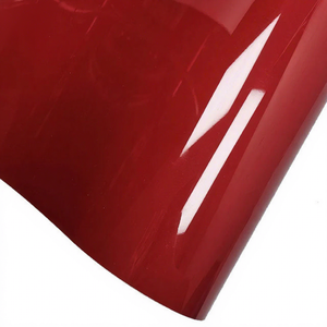 Autocollants pour voitures en PET PVC TPU haute brillance, film vinyle carmin brillant pour motos et voitures - Product Image 3